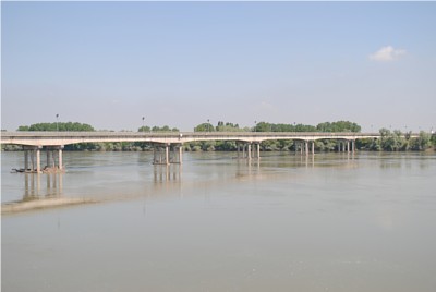 Po River as seen from the Environmental Education Centre - Sermide (Mantua)