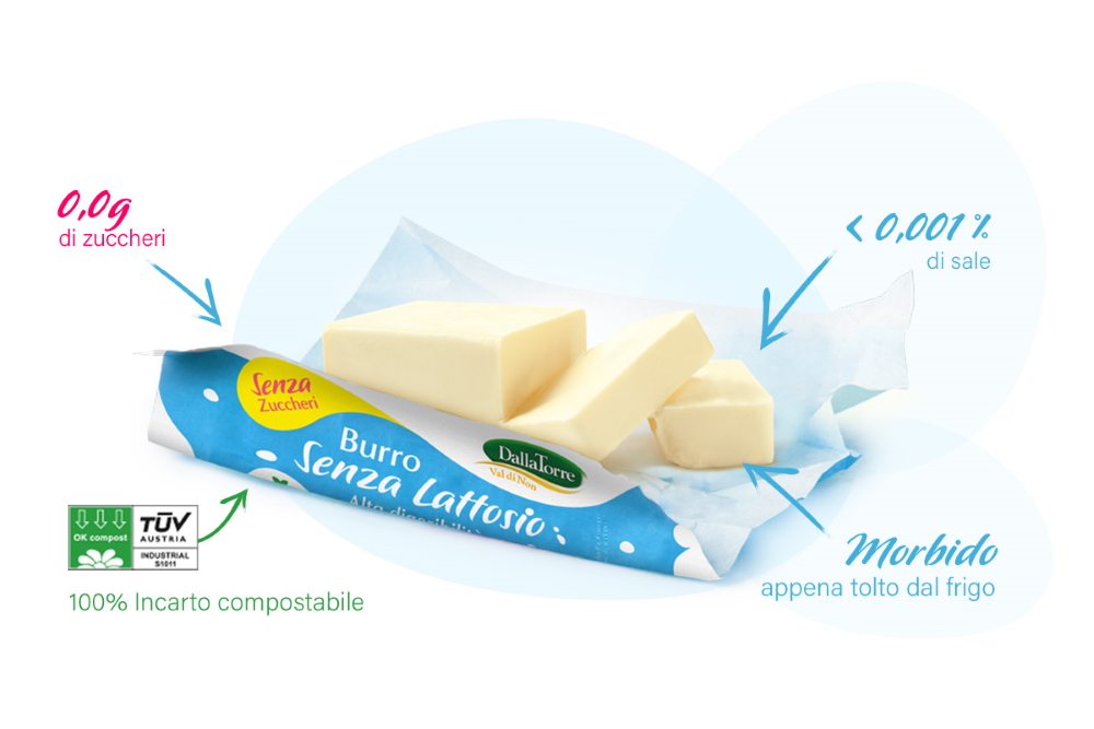 Burro Senza Lattosio Dalla Torre