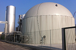 Anaerobic treatment plant for dairy planto