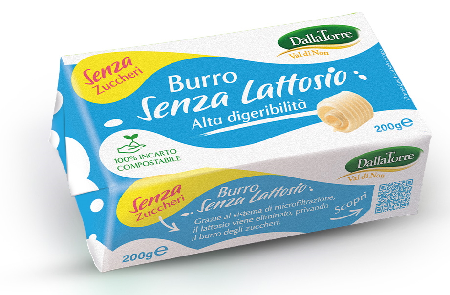 Burro Senza Lattosio Senza Zuccheri