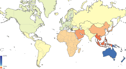 WORLD: milk self-sufficiency rate